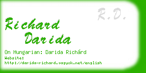 richard darida business card