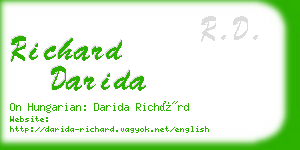richard darida business card